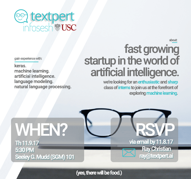 Featured image for “Don’t miss this! Texpert Info Session”