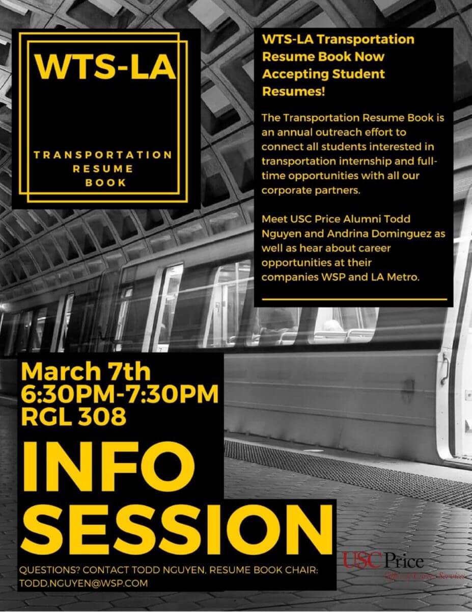 Featured image for “WTS-LA Transportation Resume Book Info Session”