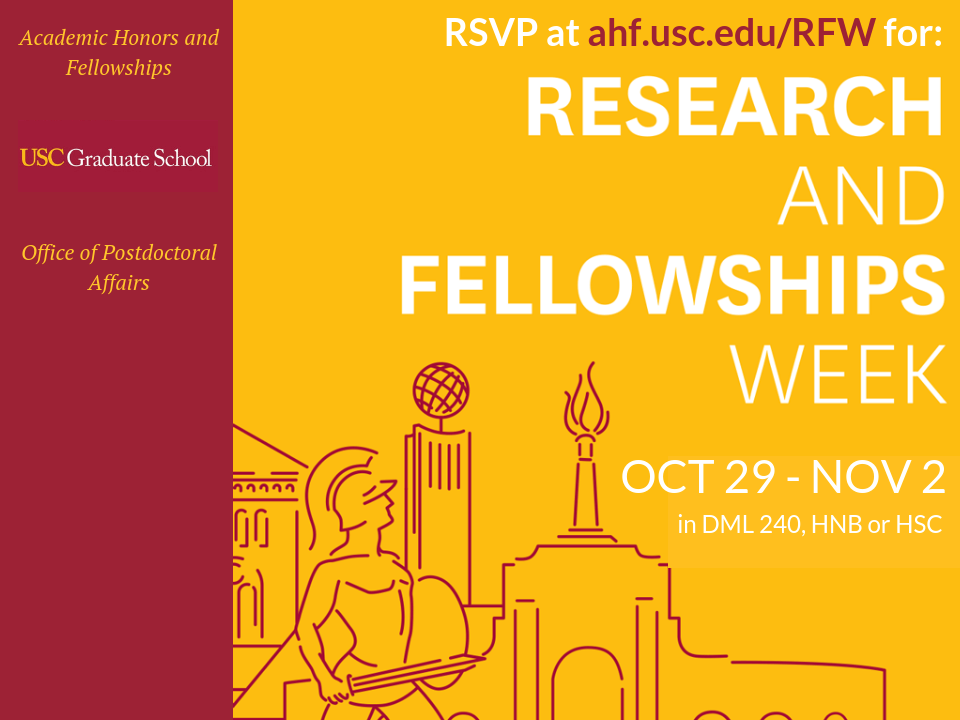 Featured image for “Come to our 4th Annual Research and Fellowships Week”