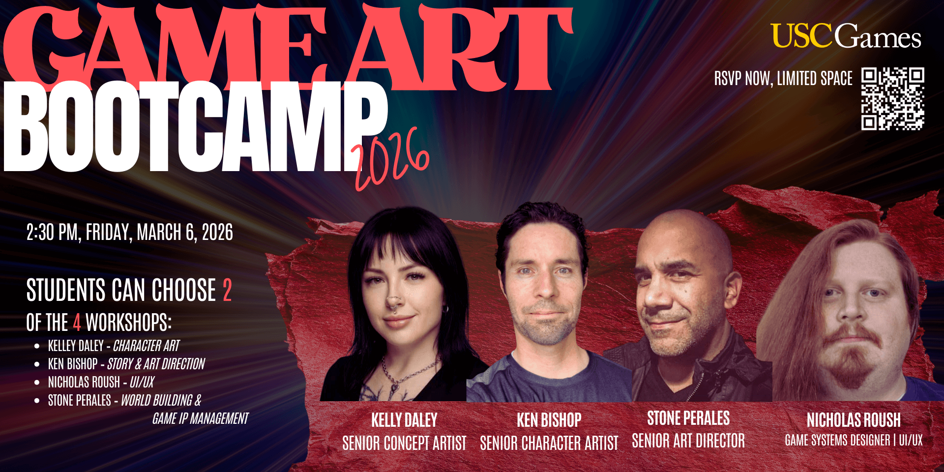Image of GameArt Bootcamp flyer